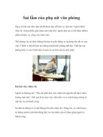 Sai lầm của phụ nữ văn phòng docx