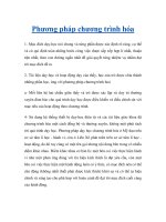 Phương pháp chương trình hóa docx