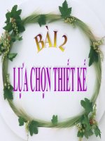 Bài 2: Sự lựa chọn thiết kế doc