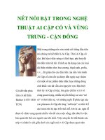 NÉT NỔI BẬT TRONG NGHỆ THUẬT AI CẬP CỔ VÀ VÙNG TRUNG CẬN - ĐÔNG phần I potx