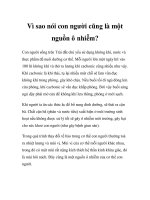 Vì sao nói con người cũng là một nguồn ô nhiễm? pdf