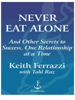 Never Eat Alone. pot