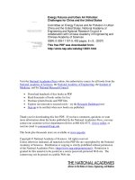 Energy Futures and Urban Air Pollution: Challenges for China and the United States Committee on pps