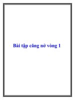 Bài tập căng nở vòng 1 pot
