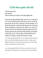 Cách bảo quản sữa bò potx