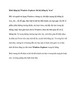 Khởi động lại Windows Explorer khi hệ thống bị “treo” docx