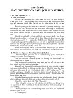 chuyên đề: Kinh nghiệm dạy tốt tiết ôn tập lịch sử 6