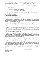 Hướng dẫn tăng cường công tác chủ nhiệm lớp