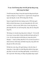 Vì sao vấn đề lương thực trên thế giới lại đang trong tình trạng báo động? doc