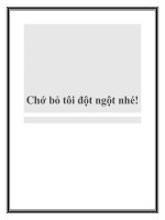 Chớ bỏ tôi đột ngột nhé!.(SKDS) - Acebutolol tôi là loại thuốc dùng trong một docx