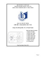 CHỦ ĐỀ : CRACKING XÚC TÁC pptx