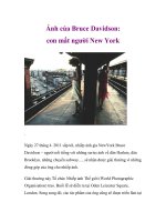 Ảnh của Bruce Davidson: con mắt người New York docx