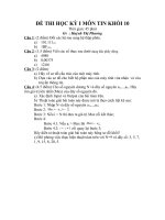 de thi tin 10 HKI