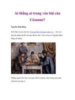 Ai thắng ai trong ván bài của Cézanne? docx