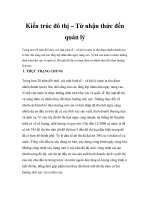 Kiến trúc đô thị – Từ nhận thức đến quản lý pdf