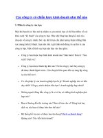 Các công ty có chiến lược kinh doanh như thế nào? pdf