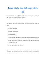 Trang bị cho học sinh bước vào kì thi pdf