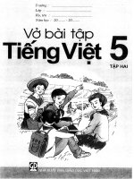 vở bài tập tiếng việt 5 - tập 2