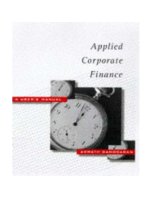 Applied corporate finance pptx