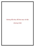 Hướng dẫn thay đổi thư mục cài đặt chương trình pptx