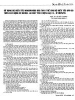 Sử dụng bộ điều tốc Woodwards UG8 thay thế cho bộ điều tốc OPH-50 trên các động cơ Diesel lai máy phát điện loại 6 - 84H25/34 docx