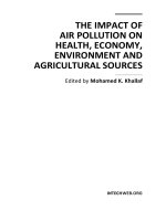 THE IMPACT OF AIR POLLUTION ON HEALTH, ECONOMY, ENVIRONMENT AND AGRICULTURAL SOURCES docx