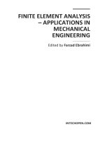 FINITE ELEMENT ANALYSIS – APPLICATIONS IN MECHANICAL ENGINEERING pptx