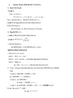 Một số cách giải toán máy tính cầm tay