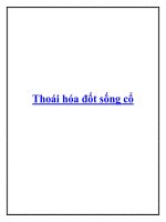 Thoái hóa đốt sống cổ. potx