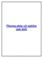 Phương pháp xét nghiệm sinh thiết. ppt