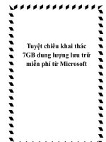 Tuyệt chiêu khai thác 7GB dung lượng lưu trữ miễn phí từ Microsoft pot