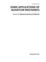 SOME APPLICATIONS OF QUANTUM MECHANICS docx
