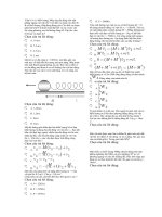 Bài tập TN Vật Lí 10- chương IV: các định luật bảo toàn