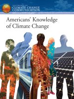 Americans’ Knowledge of Climate Change ppt