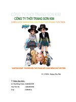 Chiến lược marketing sản phẩm thời trang tuổi Teen pdf