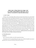 phat huy tinh tich cuc hoc tap cua hoc sinh lop 6