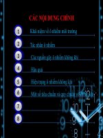 Ô nhiểm môi trường không khí pdf