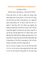 báo cáo nghiên cứu khoa học  ''''tìm hiểu các kiểu (hình thức) tố tụng hình sự ''''