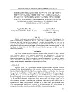 báo cáo nghiên cứu khoa học  '  thiết kế bộ điều khiển pid bền vững cho hệ thống phi tuyến bậc hai nhiều đầu vào - nhiều đầu ra và ứng dụng trong điều khiển tay máy công nghiệp'