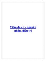 Viêm đa cơ - nguyên nhân, điều trị ppt