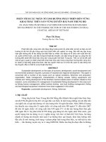 báo cáo khoa học  '  phân tích các nhân tố ảnh hưởng phát triển bền vững khai thác thủy sản vùng duyên hải nam trung bộ'