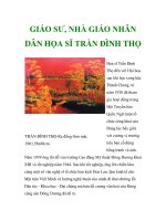 GIÁO SƯ, NHÀ GIÁO NHÂN DÂN HỌA SĨ TRẦN ĐÌNH THỌ pptx