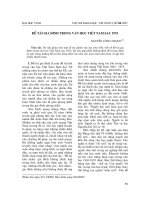 báo cáo nghiên cứu khoa học  ''''đề tài gia đình trong văn học việt nam sau 1975''''