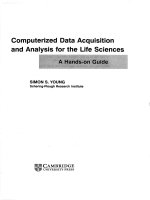 Computerized Data Acquisition and Analysis for the Life Sciences potx