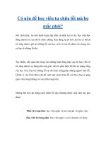 Có nên để học viên tự chữa lỗi mà họ mắc phải? pdf