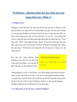 WebQuest – phương pháp dạy học hiệu quả qua mạng Internet. (Phần 1) doc
