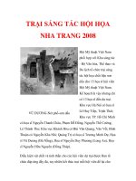 TRẠI SÁNG TÁC HỘI HỌA NHA TRANG 2008 docx