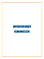 Phát hiện quan trọng về BỆNH RỤNG TÓC ppt