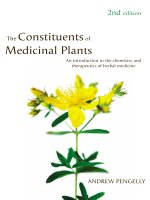 The Constituents of Medicinal Plants potx