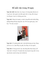 Để mất việc trong 10 ngày pdf